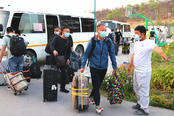 POWERCHINA charters flight for workers to return to Zimbabwe