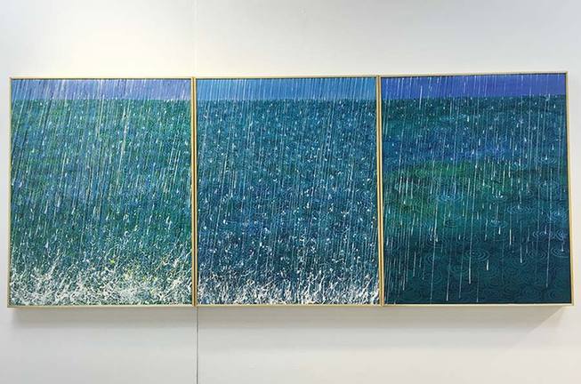 Shandong artist escapes reality through his paintings