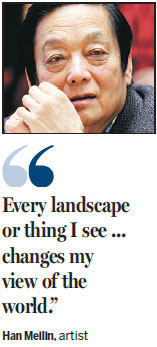 Han Meilin's works show deep influence of cultural traditions