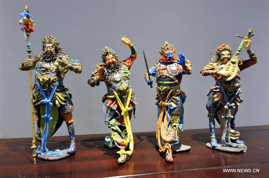 Dough figurines made by Shandong folk artist