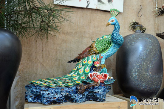 Folk arts and crafts expo opens in Yantai