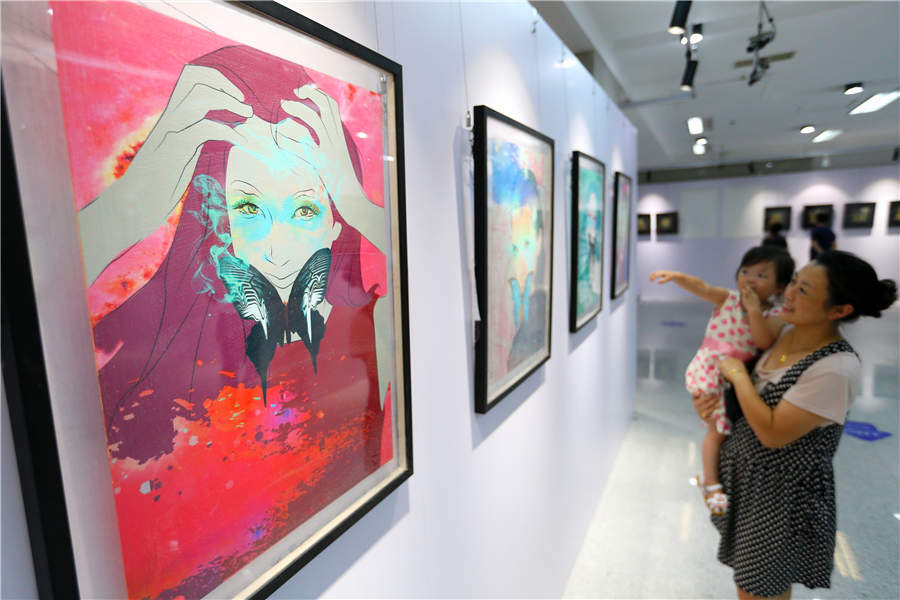 Artworks from Sichuan Fine Arts Institute on display in Shandong