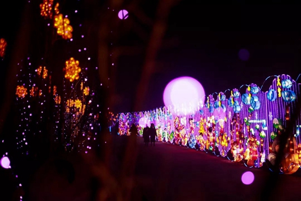 Lantern festival adorns Taierzhuang ancient town