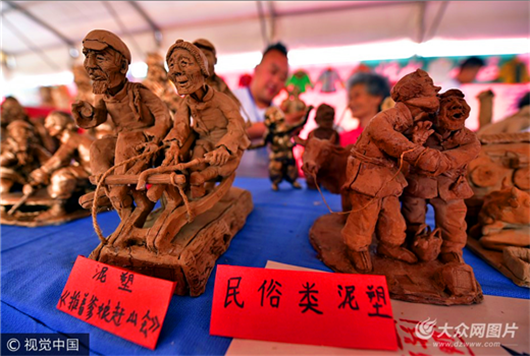 In pics: Linyi's first intangible culture heritage expo