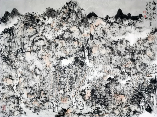 Painting exhibition promoting rural tourism opens in Yantai