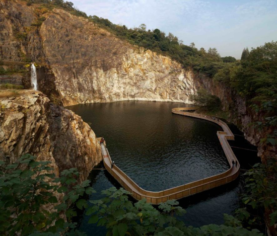 Chenshan Quarry Garden highlighted on CCTV