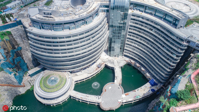 Aerial views of Sheshan