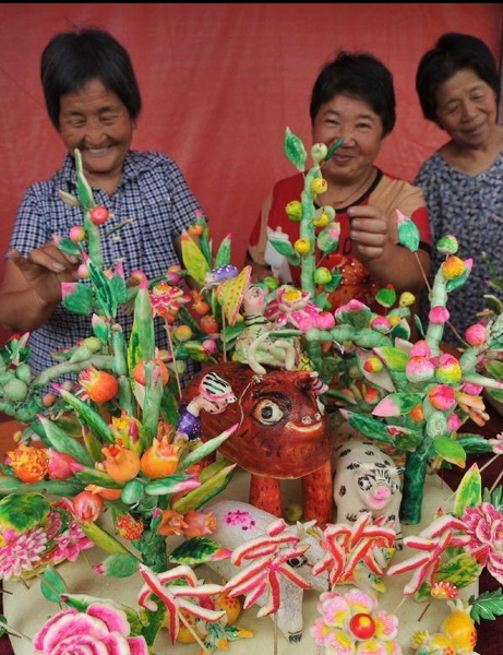 1st Dough Figurines Art Festival kicks off in Shanxi