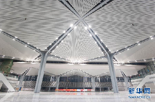 Taiyuan new South Railway Station close to completion