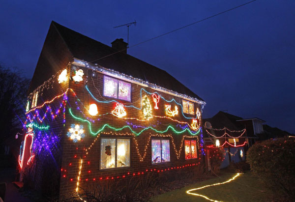 Homes decorated as Christmas comes