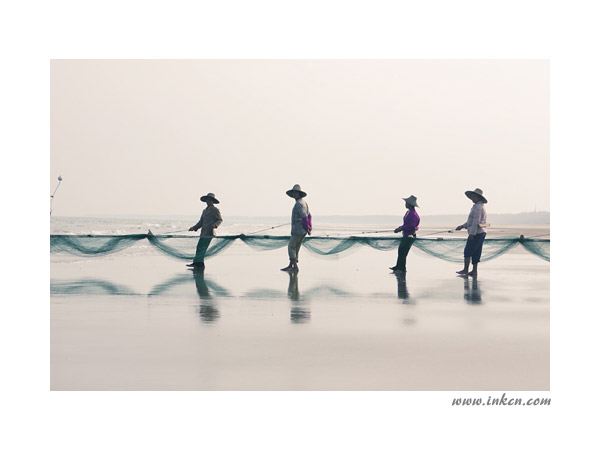 Fishermen in South China