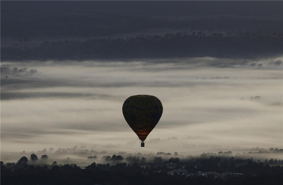 Balloon festival held in Canberra, Australia Balloon festival held in Canberra, Australia
