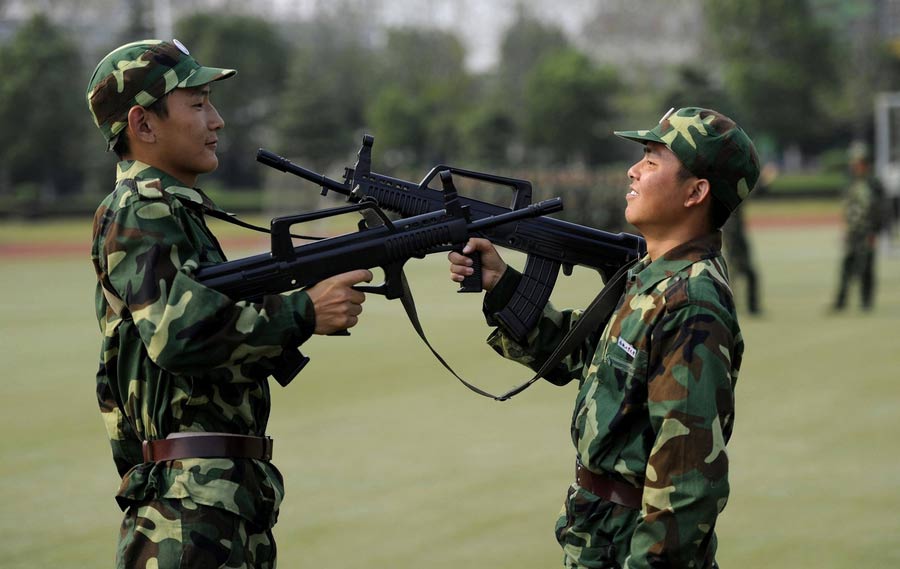 Students face new term and military training