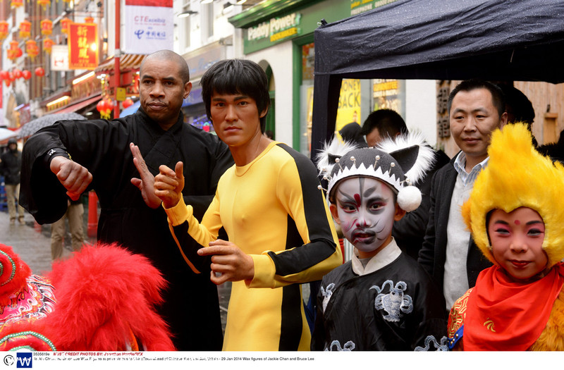 Kongfu stars wax shine in London ChinaTown