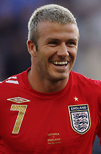 Beckham puts England back on track in Estonia