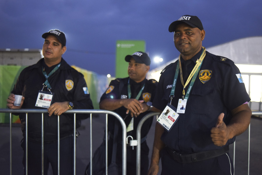 Rio Olympic Village: Flags, athletes and samba