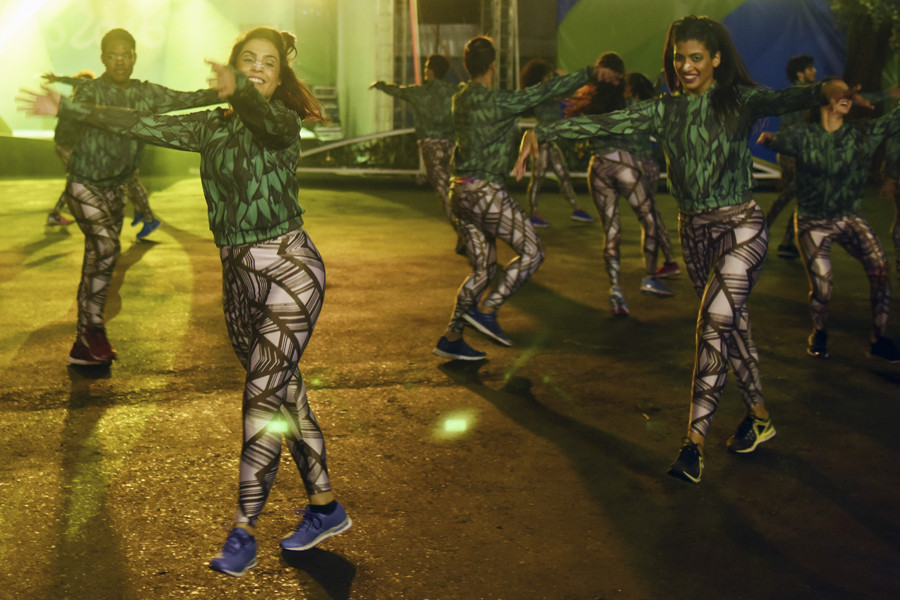Rio Olympic Village: Flags, athletes and samba