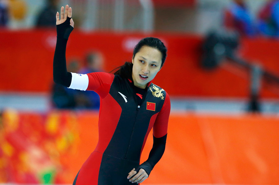 Zhang wins China's first ever gold in Olympic speed skating