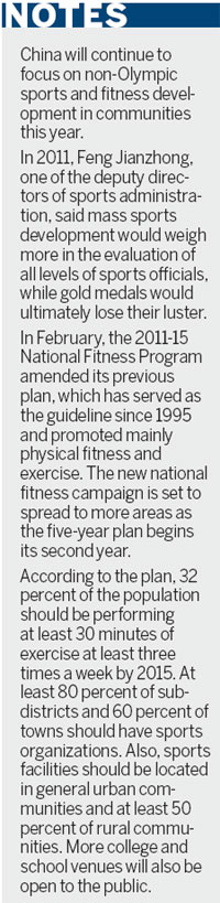The 2008 Olympic Games were as big as it gets for China. Which means it's going to be very difficult to go even bigger in London this coming summer. Repeating is the hardest part