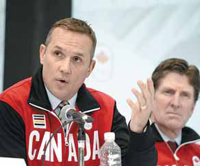 Team Canada looks locked and loaded