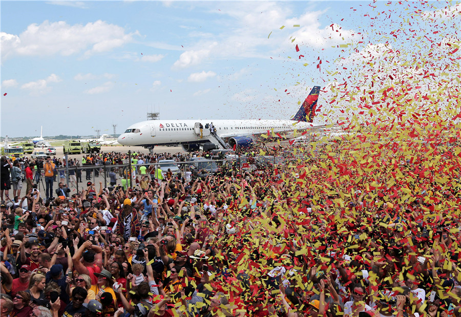 The party's just starting for Cavaliers' triumph