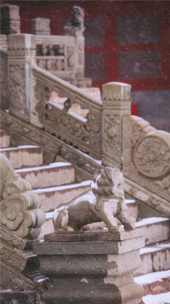 Snow turns Shenyang Imperial Palace Museum into fairytale land