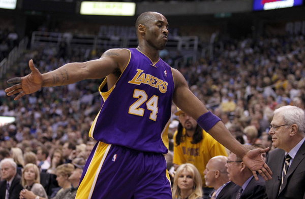 NBA：科比32分 湖人4:0橫掃爵士會(huì)師太陽