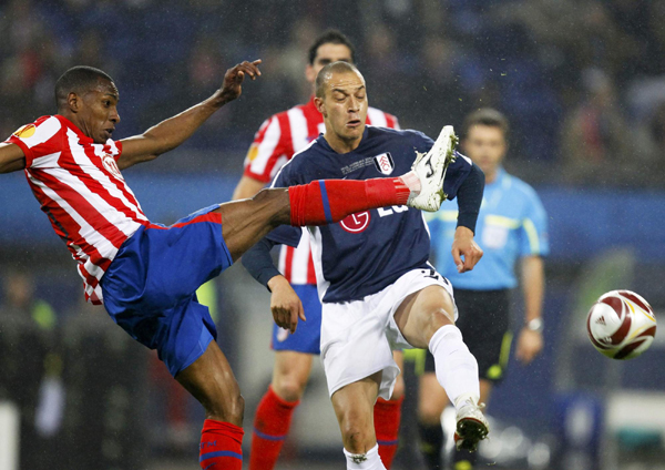 歐聯(lián)杯：弗蘭加時絕殺富勒姆 馬競2:1奪冠