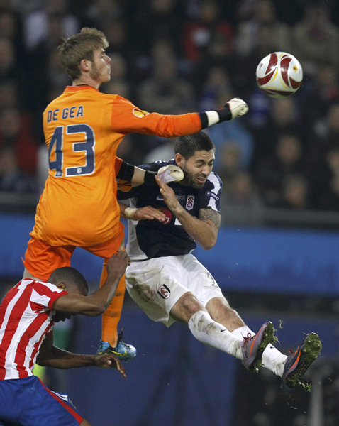 歐聯(lián)杯：弗蘭加時(shí)絕殺富勒姆 馬競2:1奪冠