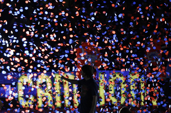 西甲：梅西榮膺最佳射手 巴薩4:0創(chuàng)紀(jì)錄奪冠