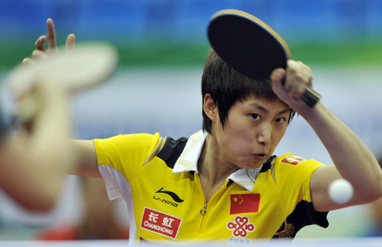 世乒賽：中國男女隊輕松三連勝