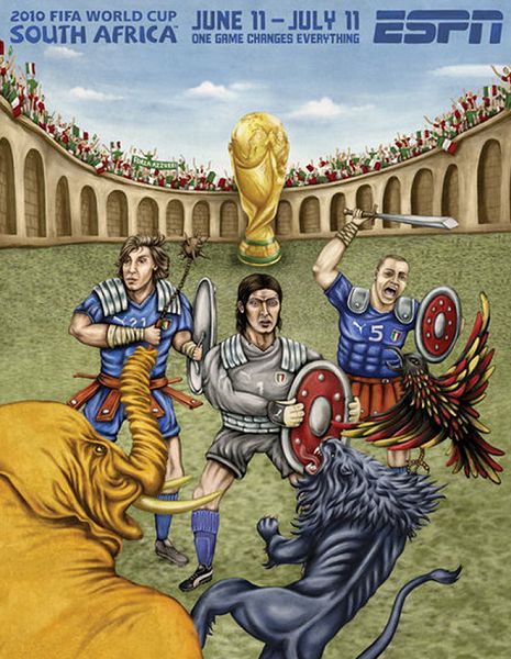 世界杯32強(qiáng)手繪海報(bào)