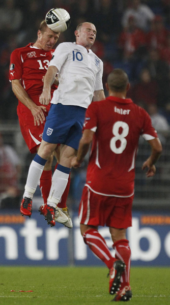 歐預賽：英格蘭輕取瑞士 意大利德國大勝弱旅