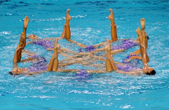 花游世界杯：中國隊獲得集體項目亞軍