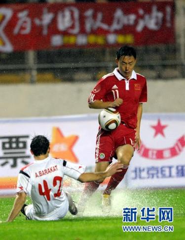 熱身賽：中國(guó)2:1勝敘利亞[組圖]