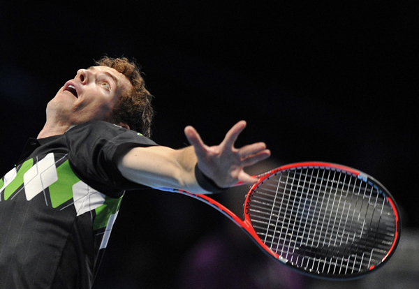 ATP總決賽：穆雷輕取索德林 費(fèi)德勒橫掃費(fèi)雷爾