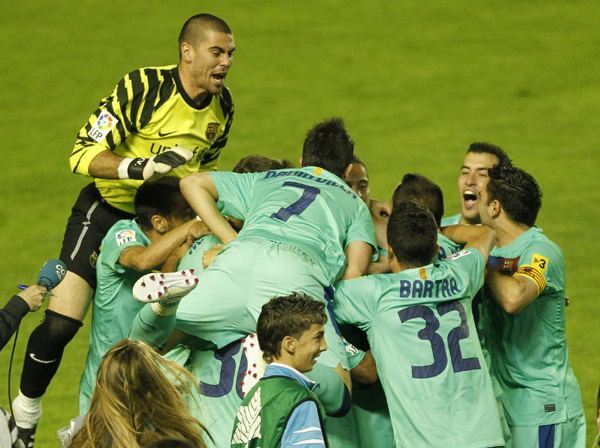 西甲：巴塞羅那提前兩輪奪冠 豪取3連冠第21次稱(chēng)王