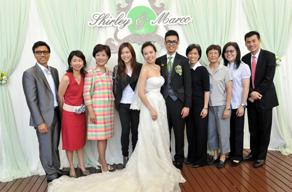 傅家俊與未婚妻陳建螢共諧連理