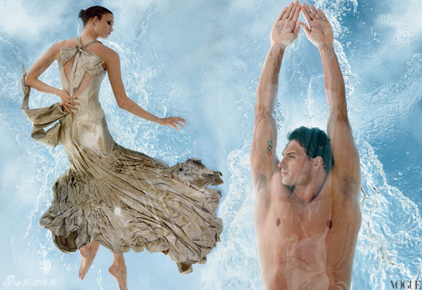 時(shí)尚雜志VOGUE推出美國(guó)體育明星奧運(yùn)特輯