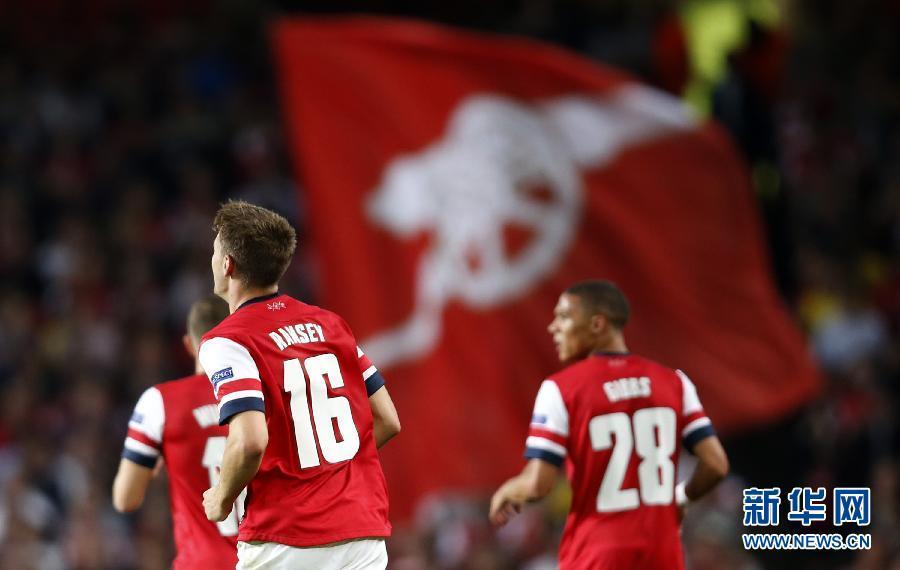 歐冠：總分5:0勝費內(nèi)巴切 阿森納連續(xù)16年進正賽