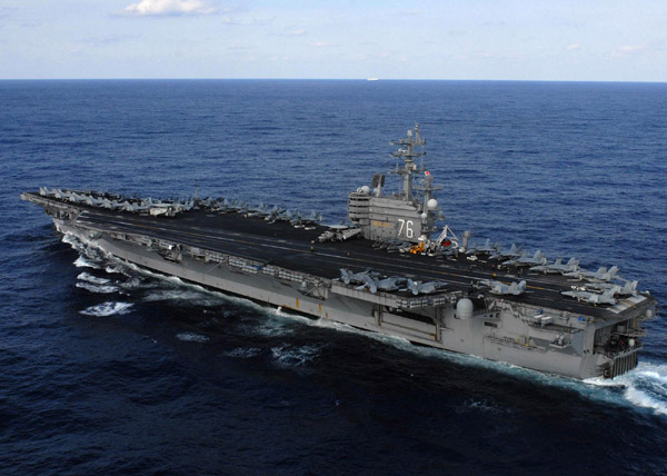 Aircraft carriers gain naval clout