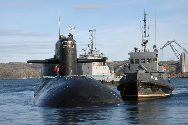 9 injured in Russian submarine fire 9 injured in Russian submarine fire