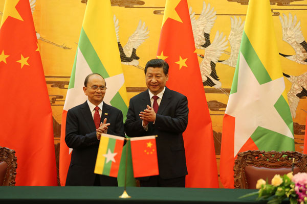 Myanmar leader hails ties