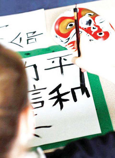 Being thrown in at the deep end works