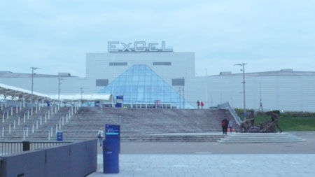 走近G20峰會(huì)主會(huì)場 倫敦警察安保忙