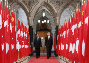 胡錦濤主席訪問(wèn)加拿大