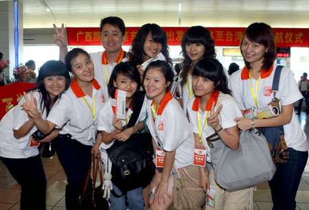 桂林直航臺灣20日執(zhí)行首次飛行任務(wù)