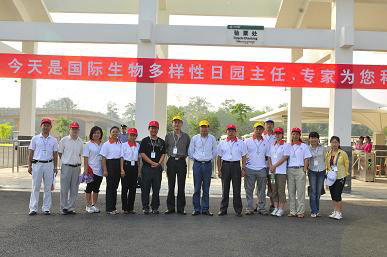 科學(xué)家版納植物園做導(dǎo)游