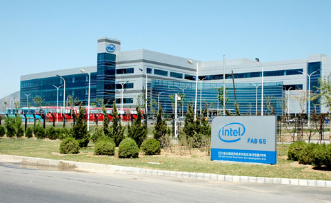 英特爾大連工廠綠意盎然