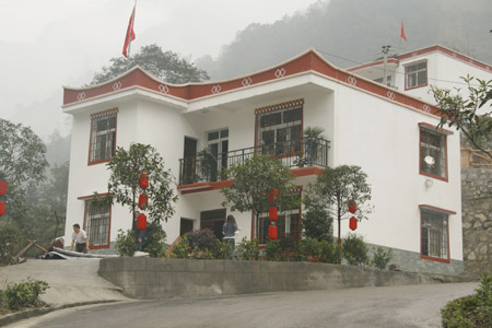 新農(nóng)房 新氣象——汶川映秀起新樓（圖）